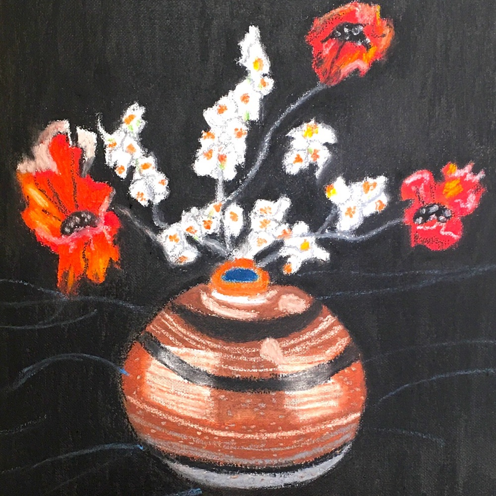 Dogwoods and Poppies